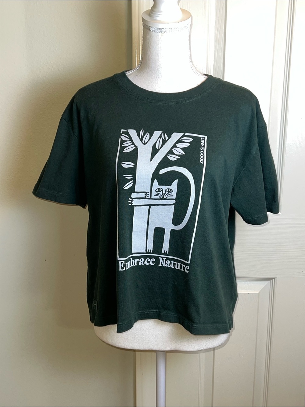Life Is Good Cat Graphic Tee